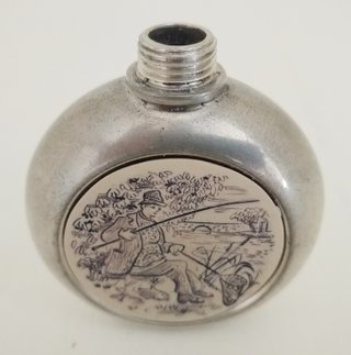 Piccola Fiaschetta Vintage in Peltro