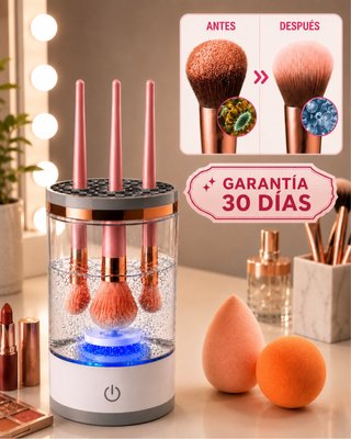 Limpiador de brochas de maquillaje