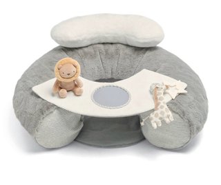 Asiento antivuelco bebé con juguetes +6m