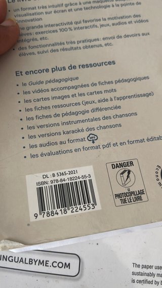 Libro de texto 5º Primaria
