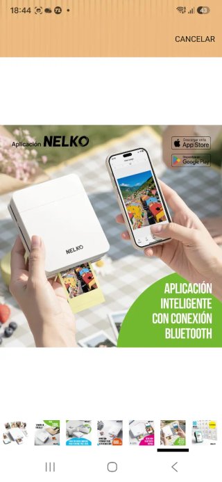 Impresora Fotográfica Mini Nelko Blanca nuevo prec