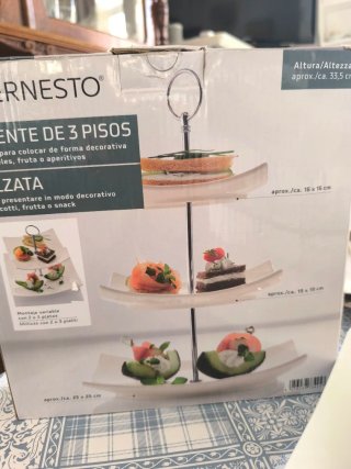 Coppia di Alzatine Ernesto 3 piani