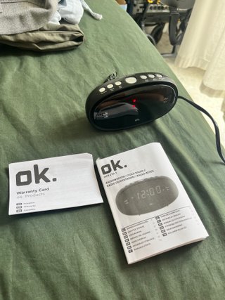 Radio Despertador OK OCR 210 Negro
