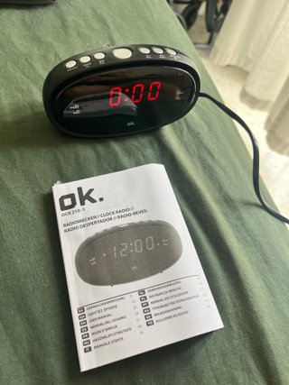 Radio Despertador OK OCR 210 Negro