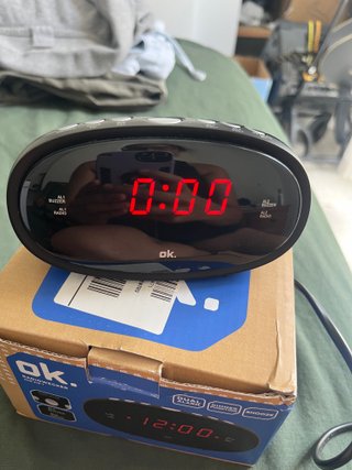 Radio Despertador OK OCR 210 Negro
