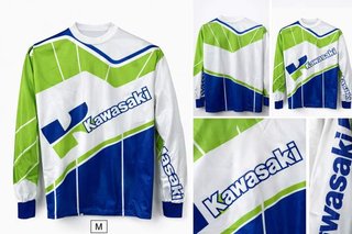 Camiseta T-M De Moto Kawasaki Texari
