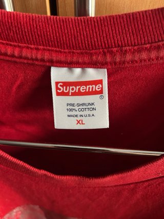 Camiseta Supreme Gas Tee Roja