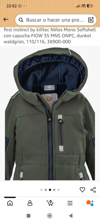 Mono Softshell Niños 110/116 Killtec