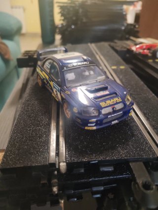 Scalextric Subaru Impreza WRC Azul