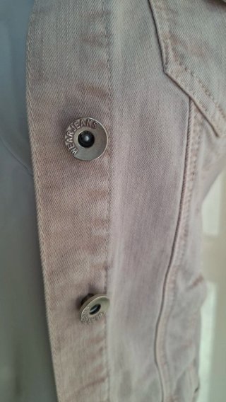 Cazadora mujer tipo vaquera elástica rosa palo