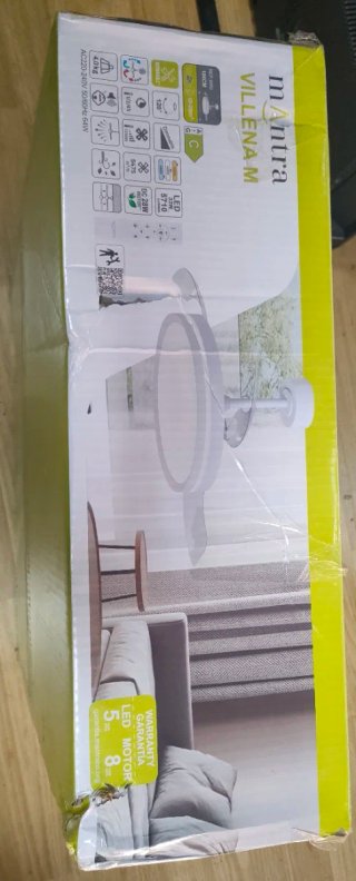 Ventilador de techo con luz Mantra