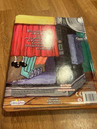 Libro puzzle Bob esponja y puzzle frozen2 brillant
