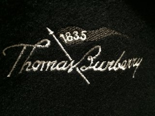 Parka 3/4 Thomas Burberry Original Azul