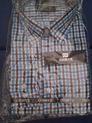 Camisa de cuadros OHMYS Talla L