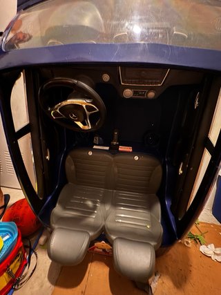 Coche a batería Mercedes Azul a bateria