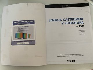 Lengua castellana y literatura Geniox 4 ESO
