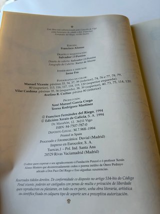 Libro Galicia Francisco Fernandez del Riego