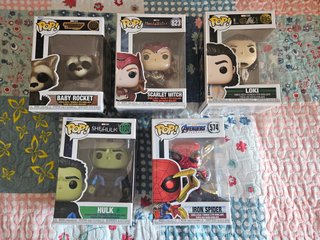 Lote 14 Funko Pop Marvel Disney