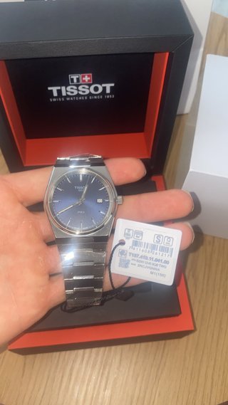 Tissot PRX 40mm Reloj Acero Azul