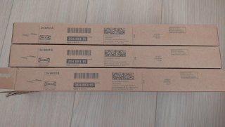 Pack 3 riels de cajon a presion Ikea Besta nuevos