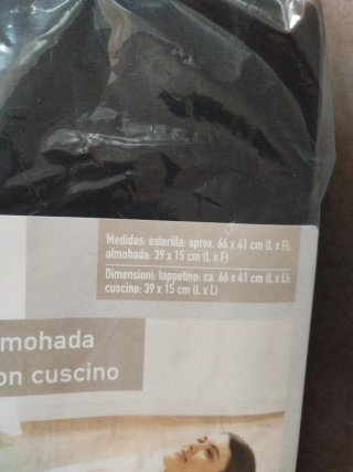 Esterilla de supresión con almohada