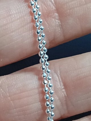 Colgante Plata Ley y Cadena esmeralda facetada