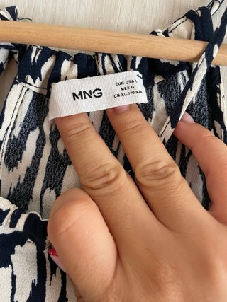 Mono Mango tirantes estampado Talla L