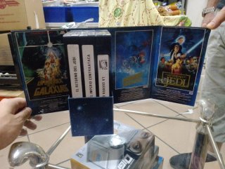 Pack VHS Star Wars Trilogía Original CBS