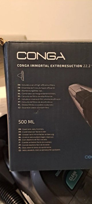 Aspiradora Cecotec Conga Immortal 22.2V