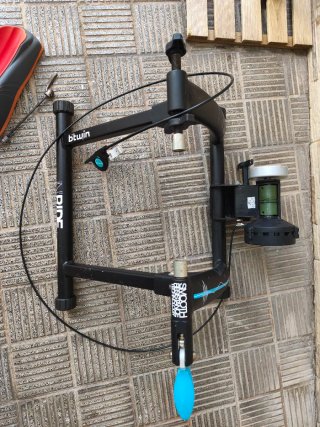 Rodillo Btwin IN-RIDE + Rampa Elite