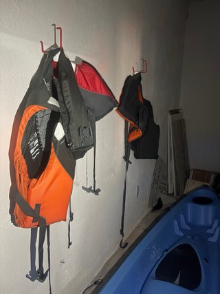 Kayak 3 plazas con remos y chalecos