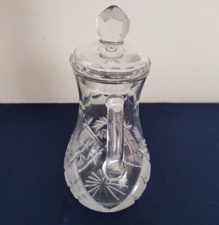 Caraffa Brocca Cristallo Boemia Versatoio