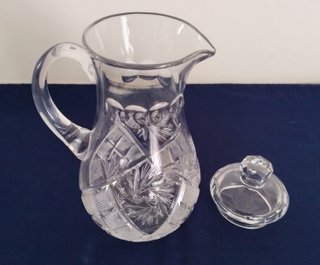 Caraffa Brocca Cristallo Boemia Versatoio