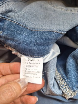 Peto vaquero elástico Talla S