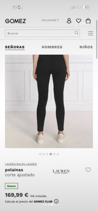 Pantalón de equitación Ralph Lauren Talla L
