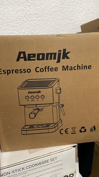 Aeomjk Máquina de Café Espresso NUEVO SIN USAR