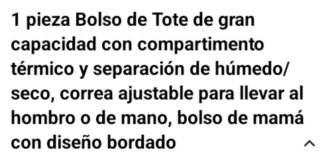 Bolso para Carro Bebé Gris Acolchado, como nuevo