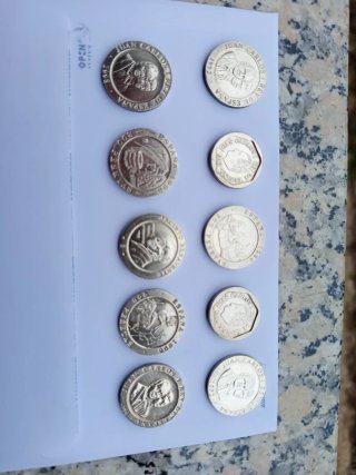 Lote de 10monedas 200 Pesetas España