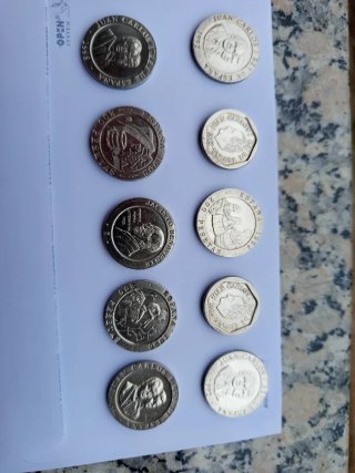 Lote de 10monedas 200 Pesetas España
