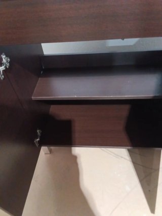 Mueble de baño madera y cerámica 100x45x83cm