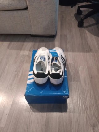 Adidas Samba Zapatillas Blancas y Negras