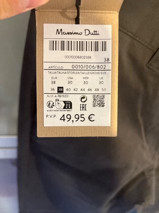 Chinos Massimo Dutti Grises