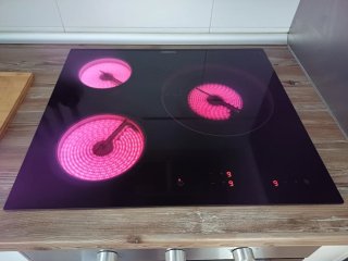Vitrocerámica Zanussi 59x52 cm