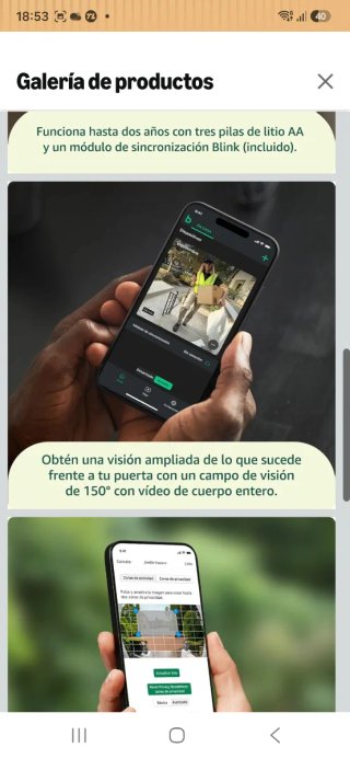 Videotimbre Blink HD con Comunicación Bidirecciol