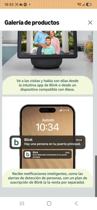 Videotimbre Blink HD con Comunicación Bidirecciol
