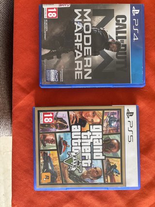 GTA V y Call of Duty Modern Warfare PS4/PS5