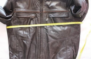 Giacca uomo vera pelle marrone
