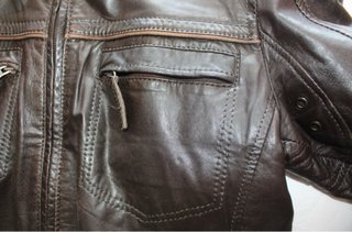 Giacca uomo vera pelle marrone