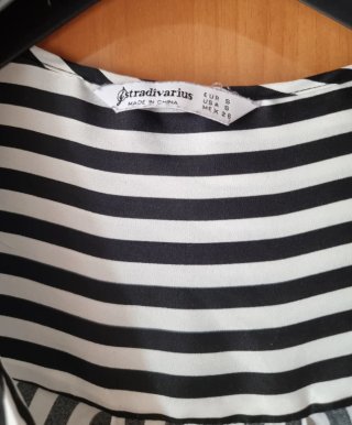 Camicia Stradivarius righe bianche e nere