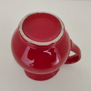 Brocca Caraffa Ceramica Rossa Vintage
